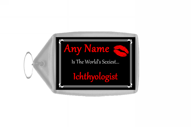 Ichthyologist Personalised World's Sexiest Keyring
