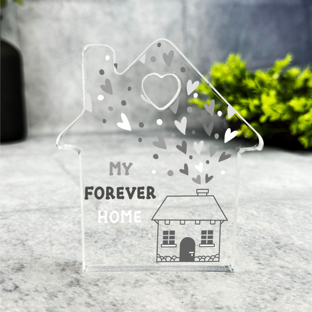 Custom Ornament My Forever Home Gift For New Home House Plaque Keepsake Gift