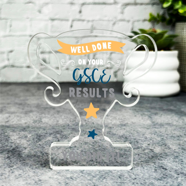 Well Done Congratulations Gcse Exam Results Trophy Plaque Keepsake Gift