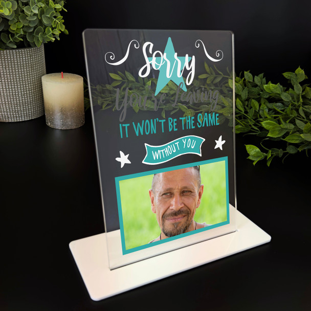 Sorry You're Leaving Star Green Photo Gift For Employee Or Colleague From Plaque Sorry You're Leaving Star Green Photo Gift For Employee Or Colleague From Plaque