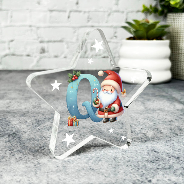 Gift For Christmas Alphabet Letter Q Star Award Keepsake Plaque Decoration Gift For Christmas Alphabet Letter Q Star Award Keepsake Plaque Decoration