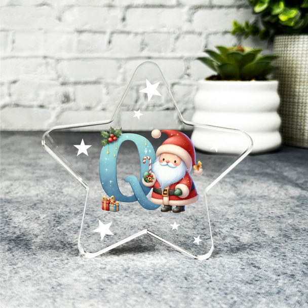 Gift For Christmas Alphabet Letter Q Star Award Keepsake Plaque Decoration Gift For Christmas Alphabet Letter Q Star Award Keepsake Plaque Decoration