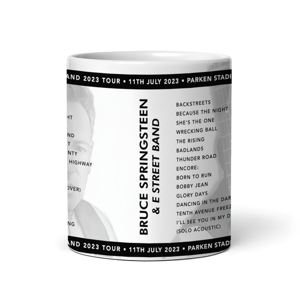 Bruce Springsteen Concert Setlist Gig Mug - Parken Stadium, Copenhagen, Denmark - July 11th 2023