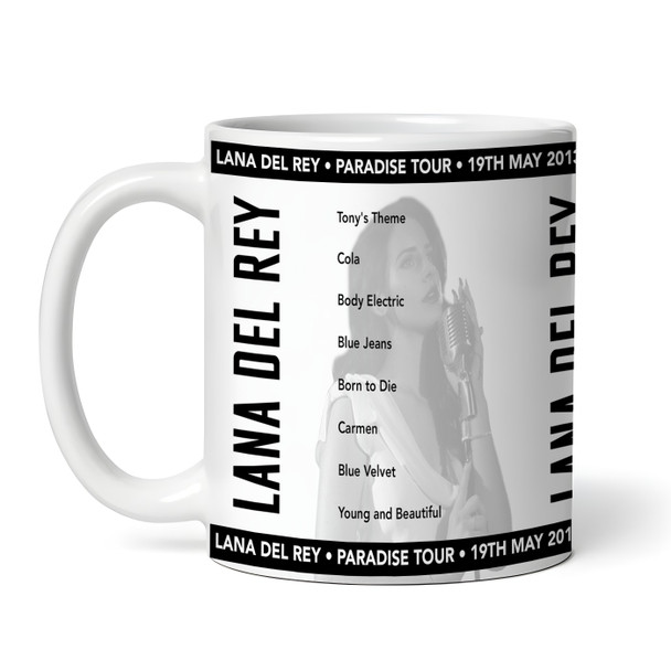 Lana Del Rey Concert Setlist Gig Mug - Hammersmith Apollo, London, England - May 19th 2013 Lana Del Rey Concert Setlist Gig Mug - Hammersmith Apollo, London, England - May 19th 2013