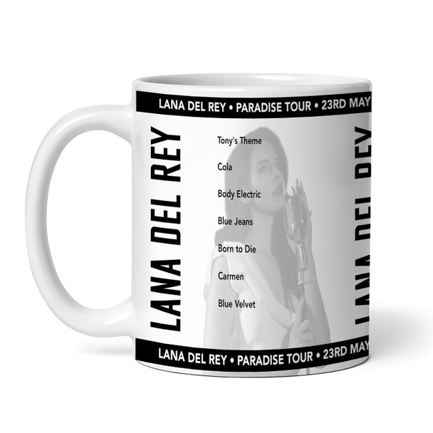 Lana Del Rey Concert Setlist Gig Mug - O2 Apollo Manchester, Manchester, England - May 23rd 2013