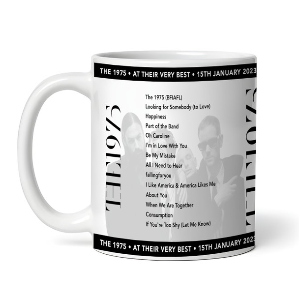 The 1975 Concert Setlist Gig Mug - Resorts World Arena, Birmingham, England - January 15th 2023