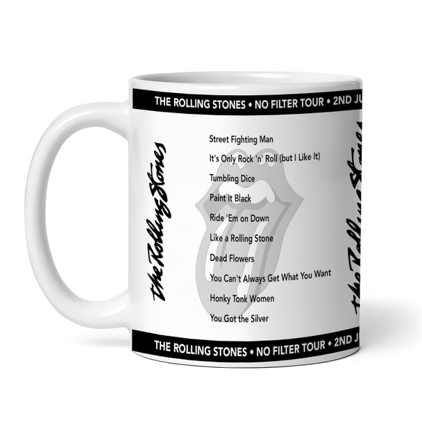 The Rolling Stones Concert Setlist Gig Mug - Ricoh Arena, Coventry, England - June 2nd 2018