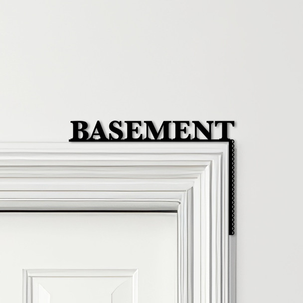 Door Topper Basement Decor Word Quote Various Colours Decorative Sign