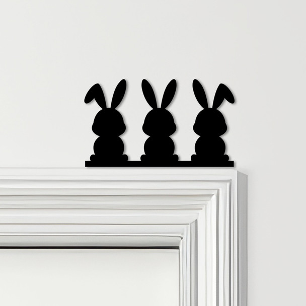 Door Topper Easter Decor Bunnies Various Colours Top Of Door Frame Decor Sign