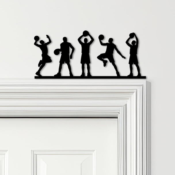 Door Topper Basketball Players Various Colours Top Of Door Frame Decorative Sign