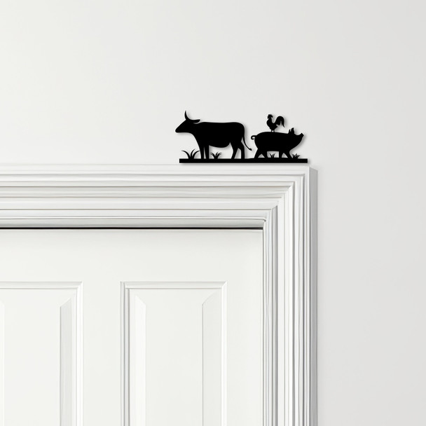 Door Topper Farm Animals Kids Room Decor Various Colours Decorative Sign