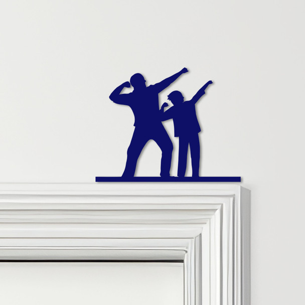 Door Topper Father & Son Various Colours Top Of Door Frame Decorative Sign Door Topper Father & Son Various Colours Top Of Door Frame Decorative Sign