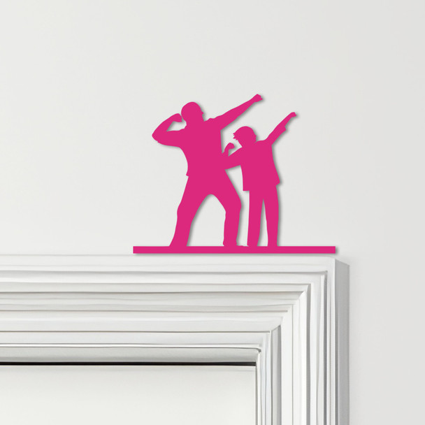 Door Topper Father & Son Various Colours Top Of Door Frame Decorative Sign Door Topper Father & Son Various Colours Top Of Door Frame Decorative Sign