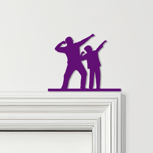 Door Topper Father & Son Various Colours Top Of Door Frame Decorative Sign Door Topper Father & Son Various Colours Top Of Door Frame Decorative Sign