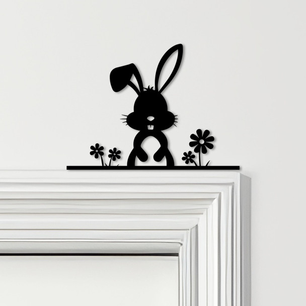 Door Topper Floral Easter Decor Bunnies Various Colours Decorative Sign
