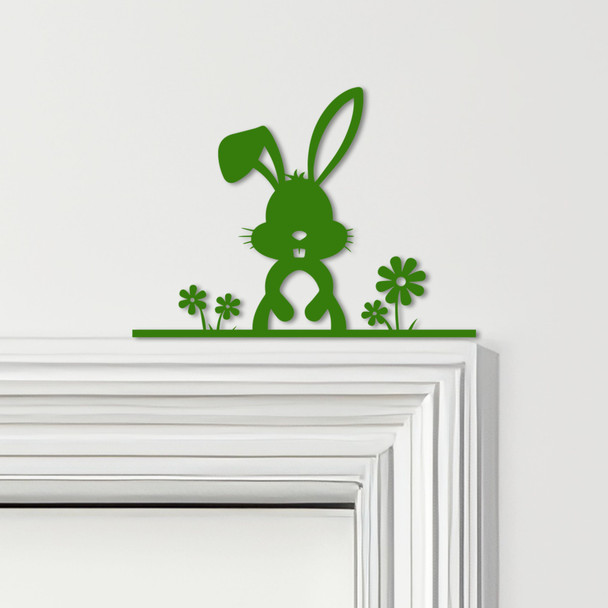 Door Topper Floral Easter Decor Bunnies Various Colours Decorative Sign