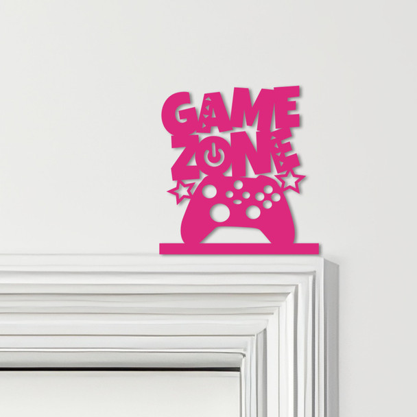 Door Topper Game Zone Gaming Controller Kids Room Decor Various Colours Sign