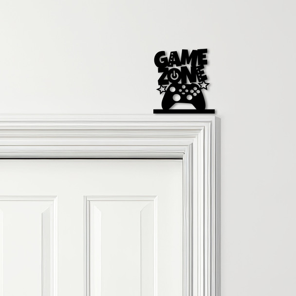 Door Topper Game Zone Gaming Controller Kids Room Decor Various Colours Sign