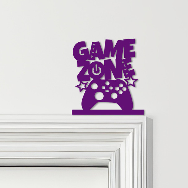 Door Topper Game Zone Gaming Controller Kids Room Decor Various Colours Sign