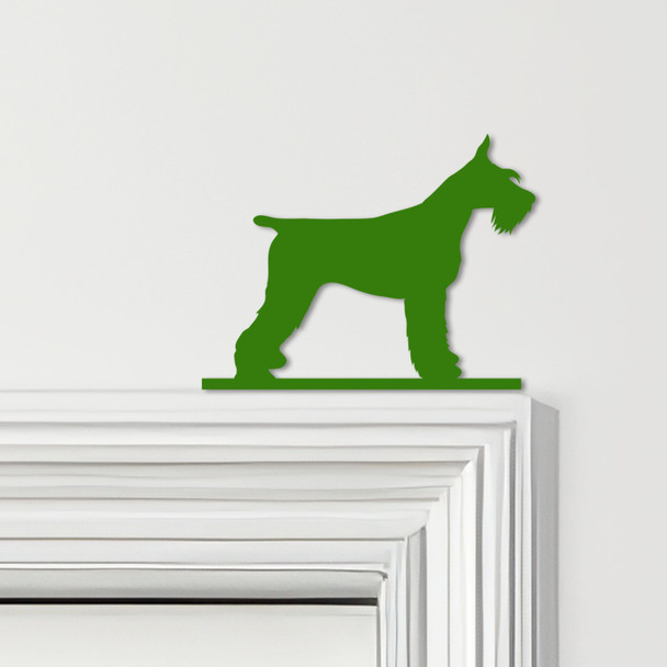 Door Topper Giant Schnauzer Dog Various Colours Top Of Door Frame Decor Sign