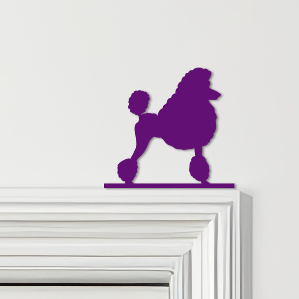 Door Topper Groomed Poodle Dog Various Colours Top Of Door Frame Decorative Sign