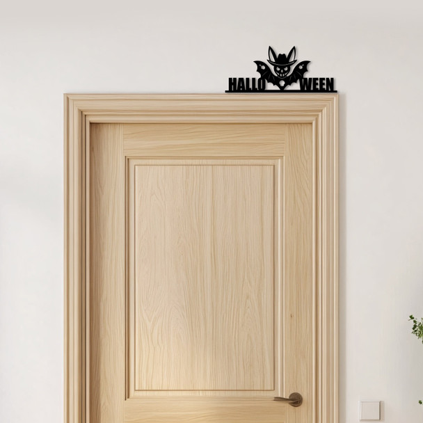 Door Topper Halloween Decor Bat Various Colours Top Of Door Frame Decor Sign