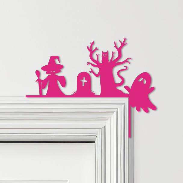 Door Topper Halloween Decor Characters Various Colours Decorative Sign