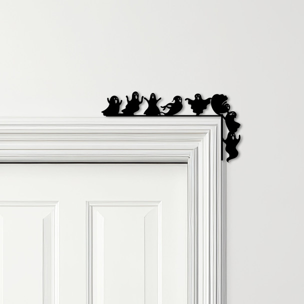 Door Topper Halloween Decor Cute Ghosts Various Colours Decorative Sign