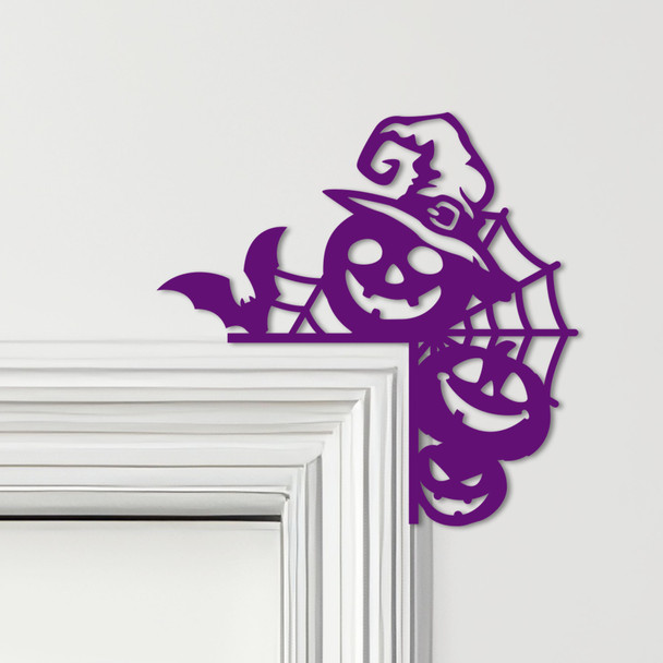 Door Topper Halloween Decor Pumpkin Various Colours Top Of Door Decorative Sign