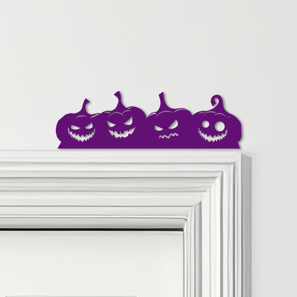 Door Topper Halloween Decor Pumpkins Various Colours Top Of Door Decorative Sign