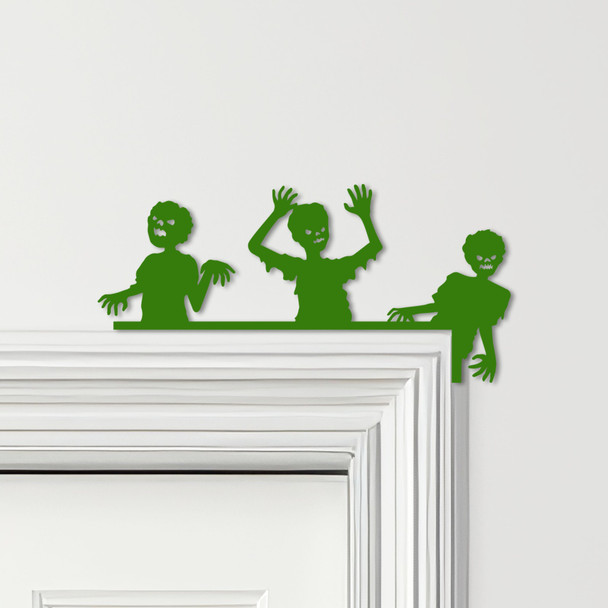 Door Topper Halloween Decor Scary Zombies Various Colours Decorative Sign