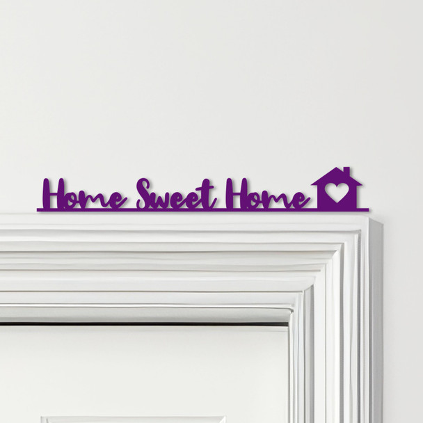 Door Topper Home Sweet Home Lettering Various Colours Decorative Sign