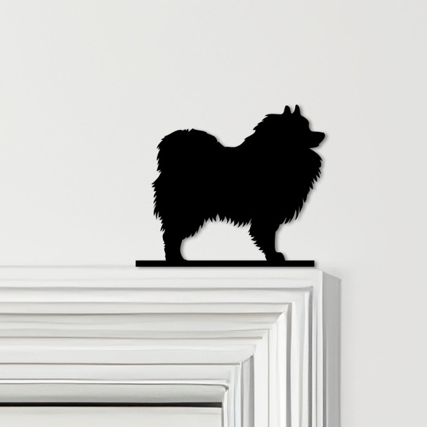 Door Topper Keeshond Dog Various Colours Top Of Door Frame Decorative Sign