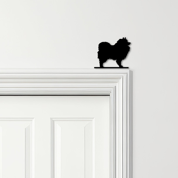 Door Topper Keeshond Dog Various Colours Top Of Door Frame Decorative Sign