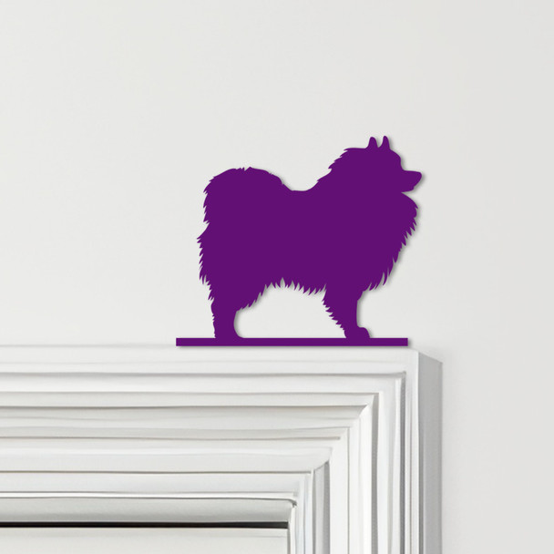 Door Topper Keeshond Dog Various Colours Top Of Door Frame Decorative Sign