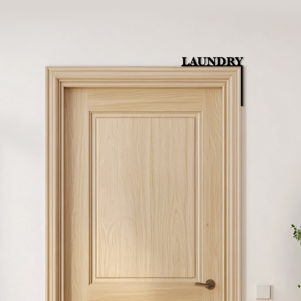 Door Topper Laundry Room Decor Various Colours Top Of Door Frame Decorative Sign