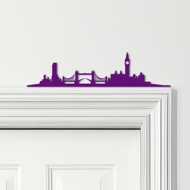 Door Topper London City Skyline Various Colours Top Of Door Frame Decor Sign