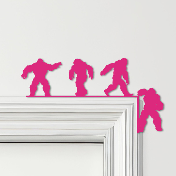 Door Topper Bigfoot Various Colours Top Of Door Frame Decorative Sign