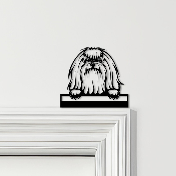 Door Topper Maltese Dog Various Colours Top Of Door Frame Decorative Sign