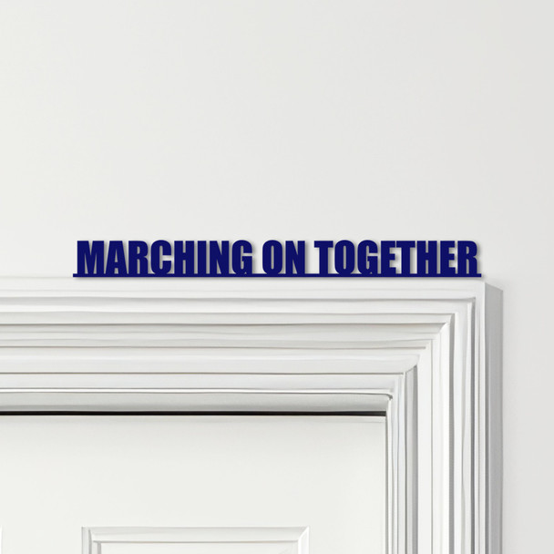Door Topper Marching On Together Leeds United Football Various Colours Sign