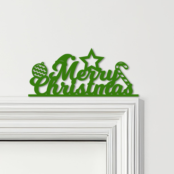 Door Topper Merry Christmas Decor Various Colours Top Of Door Frame Decor Sign