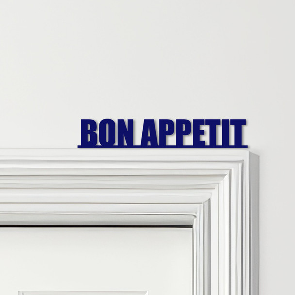 Door Topper Bon Appetit Kitchen Decor Quote Various Colours Frame Decor Sign