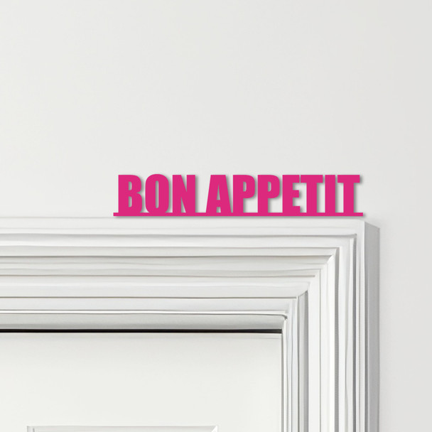Door Topper Bon Appetit Kitchen Decor Quote Various Colours Frame Decor Sign