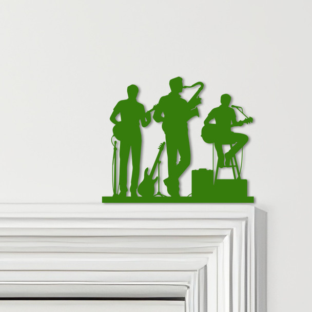 Door Topper Music Band Instruments Various Colours Top Of Door Decorative Sign