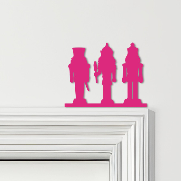 Door Topper Nutcrackers Christmas Decor Various Colours Decorative Sign