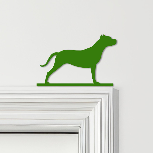 Door Topper Pitbull Dog Various Colours Top Of Door Frame Decorative Sign