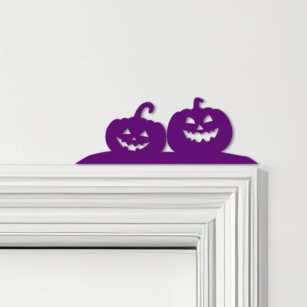Door Topper Pumpkins Halloween Decor Various Colours Top Of Door Decorative Sign