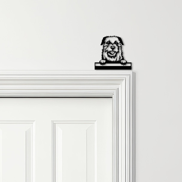 Door Topper Border Terrier Dog Various Colours Top Of Door Frame Decorative Sign