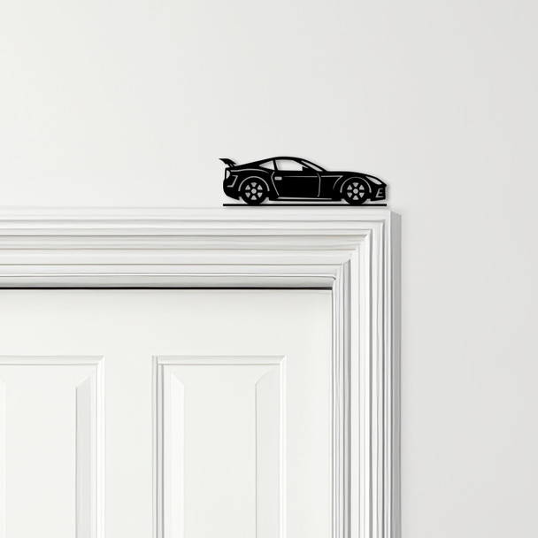 Door Topper Racing Car Various Colours Top Of Door Frame Decorative Sign