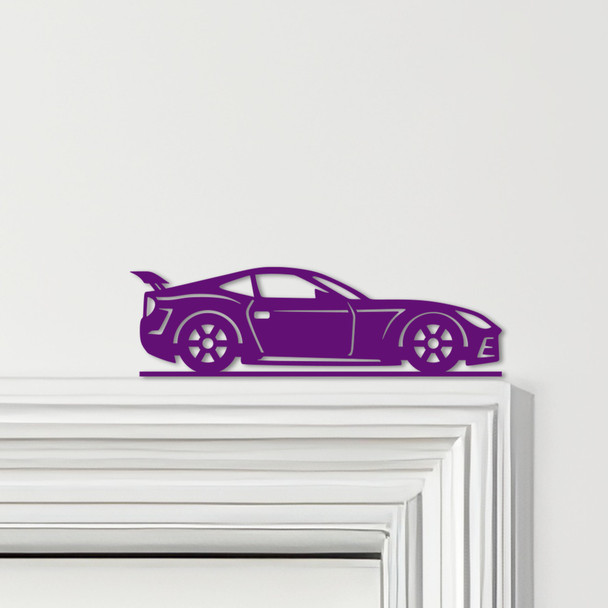 Door Topper Racing Car Various Colours Top Of Door Frame Decorative Sign